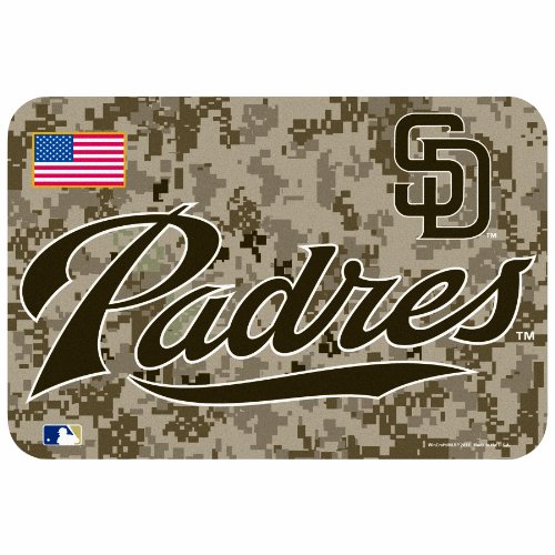 MLB San Diego Padres 20-by-30 Inch Floor Mat (Camo)