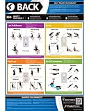Back Exercise Wall Chart - A1 Gloss Paper with on-line video training support (smart phone only)