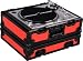 Marathon Flight Ready Blk Series Case MA-1200Blkred - Black Series - Heavy Duty Turntable Deluxe Cas