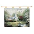 Hometown Chapel by Thomas Kinkade Wall Hanging with Verse