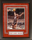 Dwyane Wade Miami Heat Custom Framed Autographed 8x10 Photograph