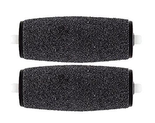 Electronic Pedicure Foot File Replacement Refill 2pack Compatible with Scholl Velvet Smooth and Amope Pedi Perfect Foot File - These Roller Heads Are Of High Quality.