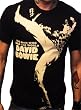 Mosquitohead Mens 'BOWIE THE MAN WHO SOLD THE WORLD' Full Front Print T-Shirt- Black Mosquitohead Mens 'BOWIE THE MAN WHO SOLD THE WORLD' Full Front Print T-Shirt- Black