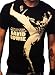 Mosquitohead Mens 'BOWIE THE MAN WHO SOLD THE WORLD' Full Front Print T-Shirt- Black