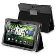 Leather Case w/ Stand for Blackberry Playbook, Black