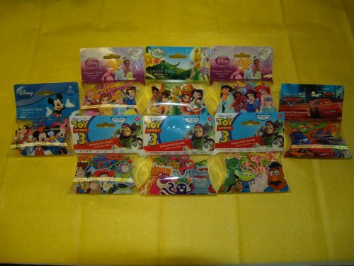 Disney Silly Bandz Magical Kingdom Collection* Which Includes 1 Pack of Each* Toy Story 3 (Series 1-2-3)*Mickey & Friends*Disney/Pixar CARS*Tinkerbell & Fairies*Disney Princess' Series 1 & 2*This Ultimate Disney Collection Consists Of 164 Bandz + Free