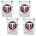 Minnesota Twins MLB 4pc Square Shot Glass Set