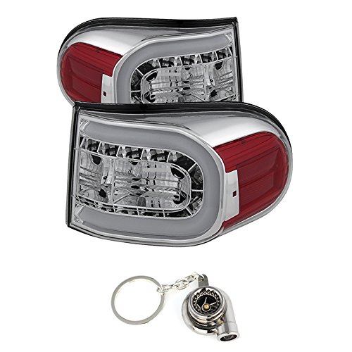 Toyota Fj Cruiser Light Bar Led Tail Lights Chrome Housing With Clear Lens Free Gift Black Chrome Turbo Key Chain Dominicabvvaguine