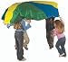 Pacific Play Tents 30' Parachute with No Handles and Carry Bag