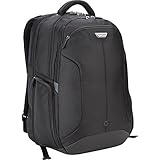 Targus Checkpoint-Friendly Corporate Traveler Backpack for 15.4 Inch Laptops CUCT02B (Black)