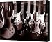 Guitar Shop Canvas Print / Canvas Art - Artist David April 