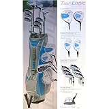 Ladies Tour Logic 15 piece Complete Golf Club Set (Blue)