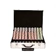 Aluminum Trolley Poker Set, 2000 pc., 11.5g two-toned chips