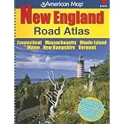 American Map New England: Road Atlas: Connecticut - Massachusetts - Rhode Island - Maine - New... by 