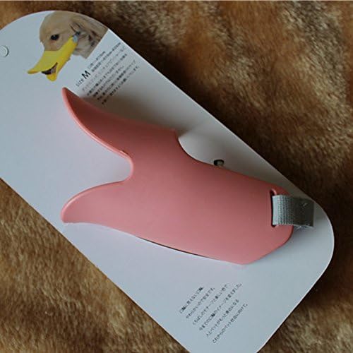 Pink Oppo Pet Small Dog Muzzle Quack Duck Bill Design Pet Protection L Size