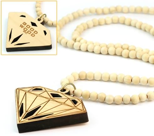 Hip-Hop style Fashion Good Grass Tree Wood DIAMOND beads Pendant Necklace
