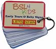 LET'S SIGN Early Years and Baby Signing Card Keyring, Graphics by BSL Sign Language Author Cath Simth (LET's SIGN Series)