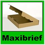 Produkt-Bild: 100 Maxibriefkarton 350 x 250 x 50mm / DIN A4/B4 - KEINE Versandkosten!