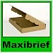 100 Maxibriefkarton 350 x 250 x 50mm / DIN A4/B4 - KEINE Versandkosten!