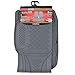 MotorTrend 100% Odorless Ridged Heavy Duty Rubber Floor Mats (Gray) - Semi Custom Fit