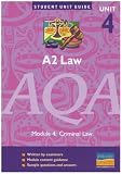 AQA Law - A2 Module 4: Criminal Law (Student Unit Guides)