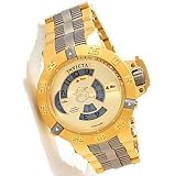 Invicta Men's 1572 Subaqua Noma III Gold Dial 18k Gold Ion-Plated Stainless Steel With Titanium Trim Watch