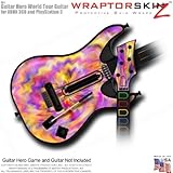 Tie Dye Pastel Skin fits Band Hero, Guitar Hero 5 & World Tour Guitars for  ....
