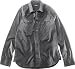 Plan B Elevate Large Small Large Charcoal Twill Button Up Long SLV