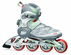 Fila Damen Inlineskate Primo Xta Lady, Silber/Mint, 6.5, 010614085