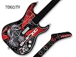 Protective skin fits the Wireless Kramer Guitar for the PS2, Guitar Hero 3 - TOXICITY RED