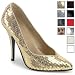 Pleaser Shoes Women's SEDUCE-420V, 420SQ 5-Inch High Heel w/Classic Closed Toe V-Front Pump, Available in 10 Colors