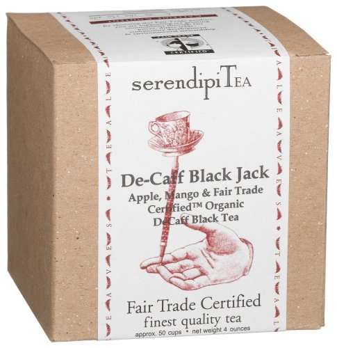 SerendipiTea De-Caff Black Jack, apple, Mango & Organic Black Tea, 4-Ounce Boxes (Pack... by SerendipiTea