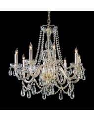 Lighting: 8 Lights Bohemian Crystal Chandelier (Strass) - Crystorama Lighting Group