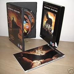 BATMAN BEGINS (2 DVD) Deluxe Edition with 72 page comic