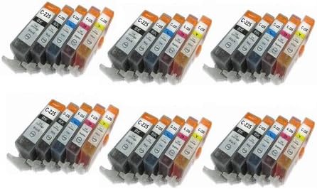 Inkcool 30 (6 each) Pack Non-OEM Ink for pgi-225 CLI-226 Pixma ip4820 iP4920 MG5120 MG5220 MG5320 MG6120 MG6220 MG8120 MG8220 MX882 Printer (6LB/6SB/6C/6Y/6M)