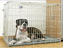 Large Fold Flat Wire Pet Carrier for Dogs & Puppys