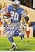 Barry Sanders Autographed/Hand Signed Goal Line Art Card with HOF 04 Inscription
