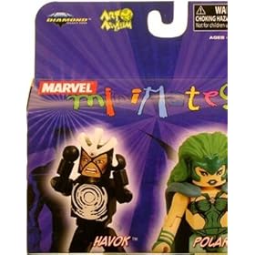  Marvel MiniMates Series 20 2-Pack Havok & Polaris