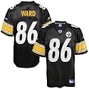 Hines Ward Jersey: Reebok Black Replica #86 Pittsburgh Steelers Jersey