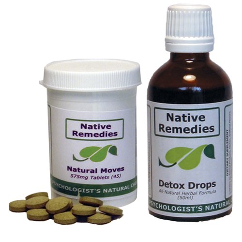 Native Remedies Natural Moves and Detox Drops ComboPack by Detox Formula