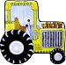 LA Rug Tractor Rug 31x31