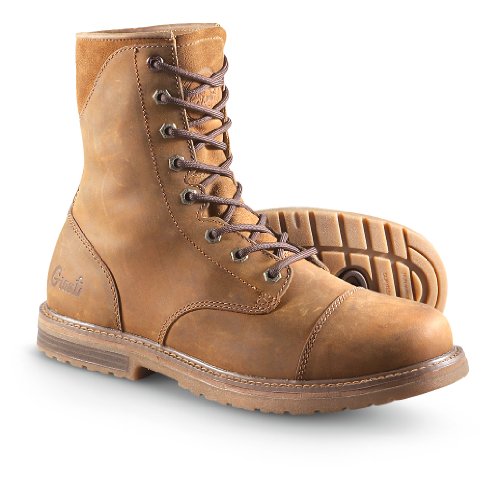Mens Giant by Georgia Boot Mitchell Boots Mocha