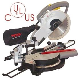TD Industrial Compound Miter Saw 10, Sliding W Laser Light C-UL by TD Industrial