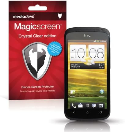 MediaDevil Magicscreen Screen Protector: Crystal Clear (Invisible) - HTC One S (2 x Screen protectors).