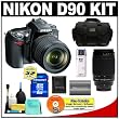 Nikon D90 Digital SLR Camera with 18-105mm AF-S DX VR Nikkor Lens [Outfit] + Nikon 70-300mm Lens + 8GB Cameta Bonus Accessory Kit