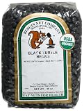 Bergin Nut Company Black Turtle Beans (Organic Black Beans), 16-Ounce Bags (Pack of 6)