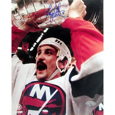 Steiner Sports NHL Bryan Trottier Islanders Cup Overhead 16-by-20-Inch Photograph