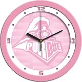 Purdue Boilermakers NCAA Wall Clock (Pink)