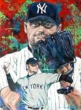 Roger Clemens Limited Edition Autographed Artwork - Yankees