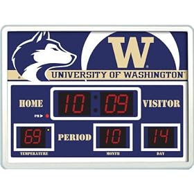 Washington Huskies Scoreboard Clock